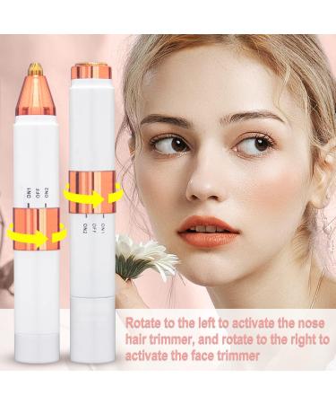 Nose Hair Trimmer | 2 in 1 Rechargeable Ear & Nose Trimmer for Men & Women | Professional Painless Waterproof Facial Hair Trimmer with Dual Edge Blades - Buy Online on GoSupps.com