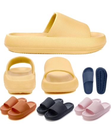 Buy Cegerne Thick Soles Slide-Resistant Slippers for Men & Women | Comfortable Bathing Shoes & Flaps - International Shipping Available - Buy Online on GoSupps.com