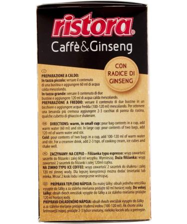  Ristora Ristora - Instant Prepared for Bevanda Coffee & Ginseng - 4 x 100g 400g  - Buy Online on GoSupps.com
