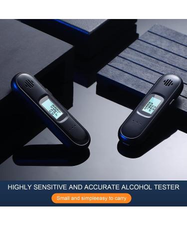 2 Pcs Portable Breathalyzer Tester with LED Display - Accurate Alcohol Detection for Personal & Professional Use - Buy Online on GoSupps.com