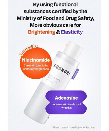COSNORI Panthenol Barrier Toner | Vegan Skin Strengthening Toner with Kakadu Plum | Hydration & Texture Care | 6.93 fl. oz - Buy Online on GoSupps.com