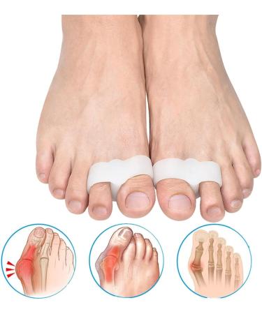 2/4/10 Pcs Gel Bunion Corrector & Toe Separator Protector - Comfortable Bunionette & Hammer Toe Pads - Buy Online on GoSupps.com