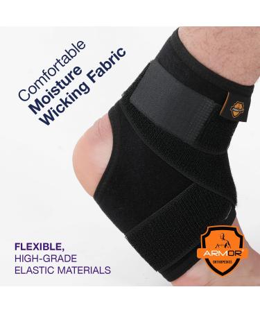 Armor Elastic Compression Ankle Brace - Adjustable Warming & Micro-Massage - Ideal for Men & Women | International Shipping Available - Buy Online on GoSupps.com
