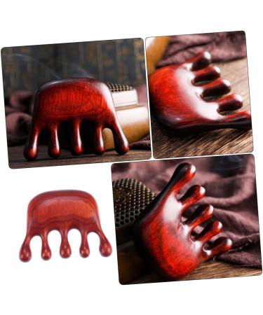 Magiclulu Wooden Massage Comb - Scalp Massager & Hair Comb for Improved Circulation | International Shipping Available - Buy Online on GoSupps.com