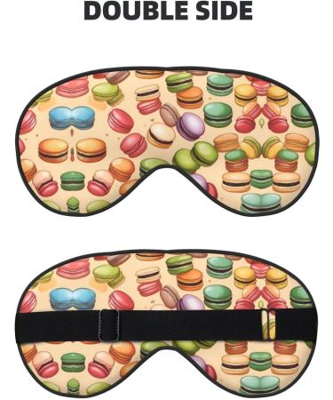 Buy Macaron Flavored Soft Sleep Eye Mask | Breathable Eye Patch for Travel & Relaxation - International Shipping Available - Buy Online on GoSupps.com
