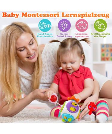 Yashuo Montessori Motorik Baby Toys | 7-in-1 Activity Motor Cubes for 1-3 Year Olds | Perfect Gift for Boys & Girls | Multicolored Educational Toys - Buy Online on GoSupps.com