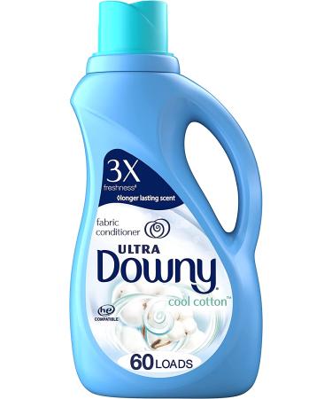 Downy Ultra Cool Cotton Scent Laundry Fabric Softener Liquid - 120 Loads (Pack of 2) - Buy Online on GoSupps.com