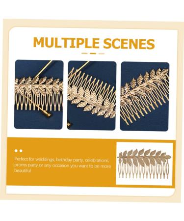 Ipetboom Bridal Hair Comb Hair Accessories for Women Wedding Hair Toppers for Women Bridal Hair Accessories for Women Decorative Hair Combs Hair up European and American Alloy Bride - Buy Online on GoSupps.com