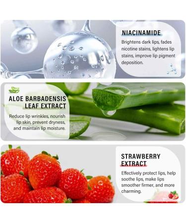 Botiniv Lip Scrub | Bubble Lip Scrubs Exfoliating and Moisturizing | Moisturizing Lip Balm Lip Scrub Night Sleep Effectively Moisturizes and Repairs Dry Lips Lip Care - Buy Online on GoSupps.com