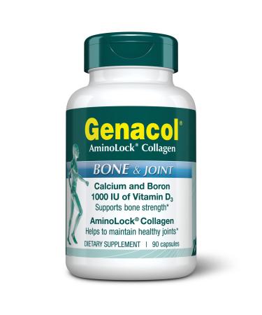 Genacol Collagen and Calcium Boron Magnesium & Vitamin D3 for Bone Health Joint Support Supplement Bone & Joint 90 Capsules