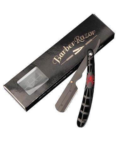 Fowybe hairdresser razor |Rust -resistant razor for men razor for men offer the most intimate shaving effect at home in a hairdressing salon red