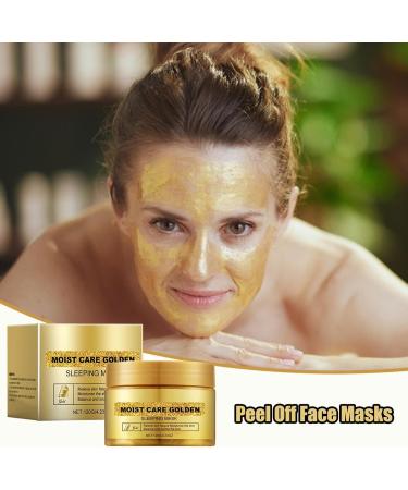 Peel Off Face Film Face Peel Fine Lines Removal Masque Fine Lines Removal Brightening Golden Sleep Masque Facial Film Reduces Large Pores For Home - Buy Online on GoSupps.com