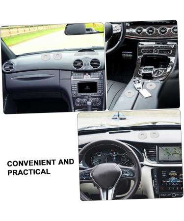 15pcs Aromatherapy Tablets Scented Refill Pads for Car Diffuser | Air Vent Clip Replacement Pad | Locket Circle Scent Diffuser | PE White - Buy Online on GoSupps.com