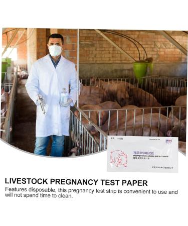 minkissy 4 Pcs Pregnant Tester Animal Clothes for Ferrets Sow Pregnancy Test Strips Sow Pregnancy Tester Pig Pregnancy Test Strip Farm Supply Plastic White High Precision Accessories Whitex2pcs 1 count (Pack of 1) - Buy Online on GoSupps.com
