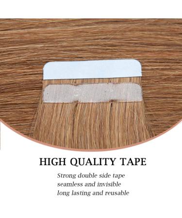 Buy SEGO Tape Extensions Real Hair - 20 Wefts/30g Light Brown #6-2 (18 /45cm) - Premium Adhesive Hair Extension Glue - Buy Online on GoSupps.com