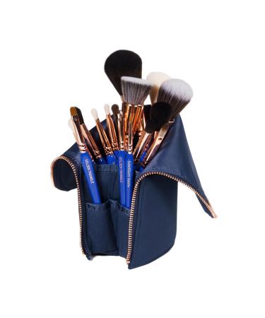 Buy Bdellium Tools Professional Makeup Brush Set - 15pc Golden Triangle with Stand-Up Pouch for Flawless Makeup Application | International Shipping Available - Buy Online on GoSupps.com