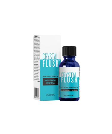 Crystal Flush Tolnaftate 1% with Essential Oils  Toenail Fungus Treatment  Nail Strengthener  Anti-Fungal Solution Formula   0.5 FL OZ (15 ML)