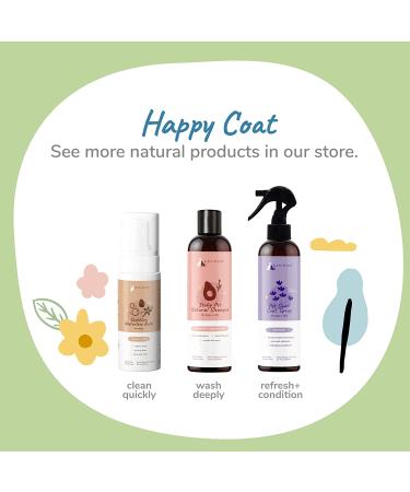Kin+Kind Calming Waterless Bath for Dogs & Cats - Lavender, 8 fl oz (236 ml) - Buy Online on GoSupps.com