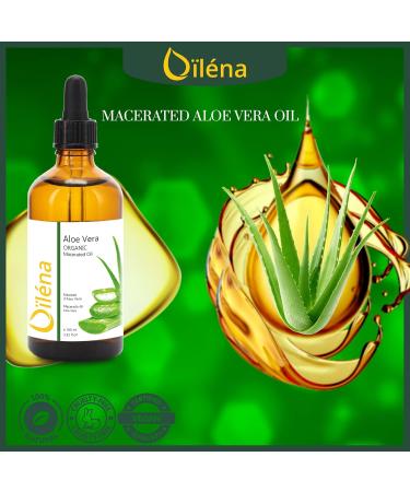 Pure Aloe Vera Macerated Oil Natural Body Face & Hair Moisturizing Oil for Massage | 100ml - Buy Online on GoSupps.com