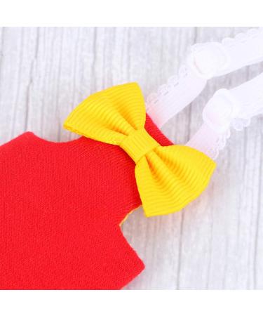 Deaf Diaper Bird Flying Clothing - XS Red Parrot Diaper for Pet Birds Ideal for Parasitic Bird Cages | International Shipping Available - Buy Online on GoSupps.com