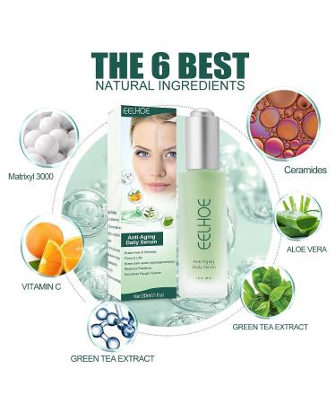 EELHOE Advanced Collagen Boost Anti-Aging Serum - Reduce Wrinkles, Brighten Skin Tone, and Lighten Fine Lines - Deep Anti-Wrinkle Formula - 3pcs - Buy Online on GoSupps.com