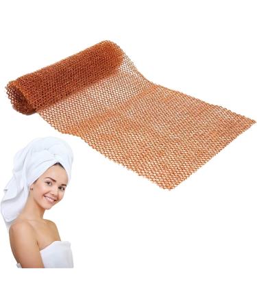 African Scrubbing Net Long Net Bathing Sponge Lightweight Nylon Body Scrubber Back Scrub Tools Skin Smoother for Daily Use Coffee - Buy Online on GoSupps.com