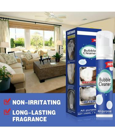 Multipurpose Kitchen Degreaser Cleaner SprayBubble Cleaner Foam Spray for Extractor Hood Griddle Microwave Tiles Removes Fat & Oil Cooker Cleaner 100ml - Buy Online on GoSupps.com