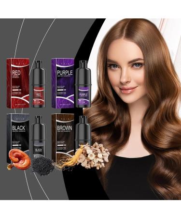 Crsetmyth Hair Dye Shampoo natural hair color shampoo 3in1 hair color shampoo for gray hair color shampoo for gray hair instant hair color shampoo instant hair color for men and women - Buy Online on GoSupps.com