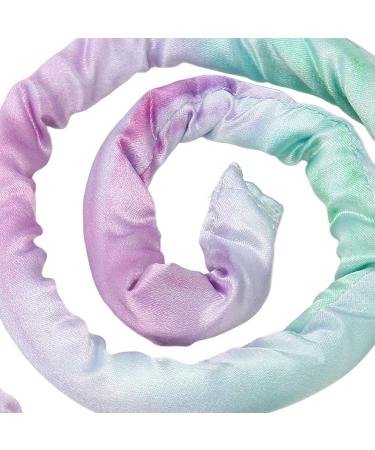 Long Dreadlock Hair Tie Spiral Lock Hair Bands Strong Wire Tie Dye Purple High Ponytails Bendable for Curly Hair - Buy Online on GoSupps.com