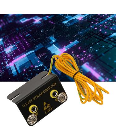 Buy Verdant Touch ESD Wrist Strap Socket - Grounding Plug with 1.6m Cable & 2-Hole Antistatic Ring Terminal | International Shipping Available - Buy Online on GoSupps.com