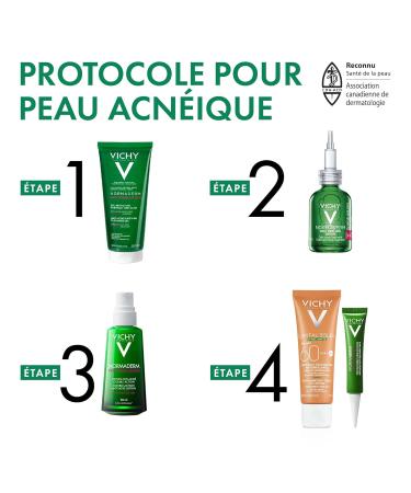 Vichy Normaderm BHA Peeling Serum with Salicylic Acid & Glycolic Acid. Helps target acne-related concerns such as pimples pore size inflammation and skin texture. Genderless Suitable for Sensitive Skin 30ML - Buy Online on GoSupps.com