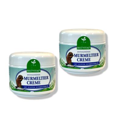 Lot de 2 x 125 ml de cr me de marmotte avec huile de marmotte pommade marmotte graisse de marmotte huile de massage huile de marmotte graisse cr me baume pour massage