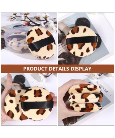 Beaupretty 18 Pcs Leopard Print Makeup Puff Set - Under Eye & Foundation Sponges - Soft Cotton Cosmetic Puffs for Flawless Finish - Buy Online on GoSupps.com