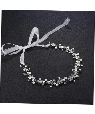 MERRYHAPY 1 PC Plum Blossom Rhinestone Hair Band Novel Headdress Bridal Silver Vines Charming Headband Rhinestone Headbands for Women Hair Bands for Womens Hair Elegant Headband Hair Jewelry - Buy Online on GoSupps.com