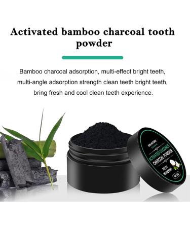 Natural Charcoal Teeth Whitening Powder | 3PC Tooth Cleaning Coal for Bright White Teeth - Buy Online on GoSupps.com