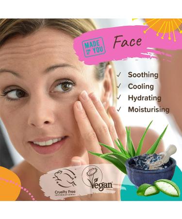 Naissance Aloe Vera Gel 16 oz - Fresh Aloe Juice, Vegan & Cruelty-Free - Cooling, Soothing Moisturizer for All Skin Types - Buy Online on GoSupps.com