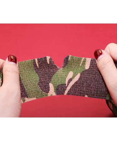 ONLYKXY Self Adhesive Bandage Tape - 3 Rolls 2" x 5yds - Stretch Athletic Wrap for Sports Injuries - Camouflage Elastic Cohesive Tape - Ideal for Ankle Knee Wrist Sprains - Buy Online on GoSupps.com