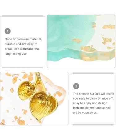  PLAFOPE PLAFOPE Nail Art Tray Manicure Plate Display Palette for Mixing Plates (No Makeup) - Buy Online on GoSupps.com