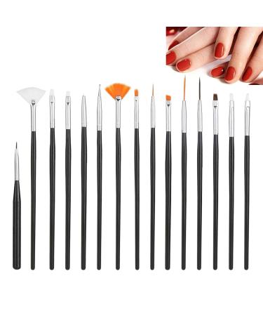 15-Part Compact Nail Art Pen Brush Set | Professional Nail Manicure Tools for Studios & Schools | International Shipping Available - Buy Online on GoSupps.com
