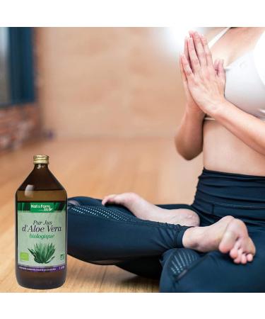  Nat & form Nat & Form Organic Pure Aloe Vera Juice 1 Litre - Buy Online on GoSupps.com