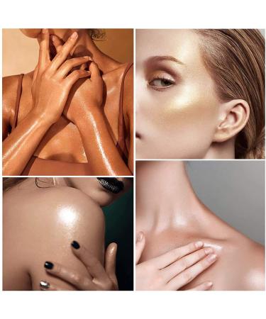 MAEPEOR Glitter Highlighter Powder Spray - 5 Colors High Gloss Shimmer Sparkle Makeup for Face, Body & Hair (01 Pearl White) - Buy Online on GoSupps.com