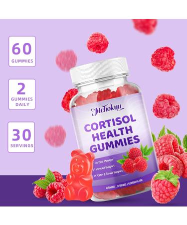 Cortisol Supplements for Women Sugar-Free Cortisol Gummies with Ashwagandha Magnesium L-theanine Rhodiola Rosea for Mood Focus Zzz Support-Vegan Raspberry Flavor 60 Count 60 Count (Pack of 1) - Buy Online on GoSupps.com