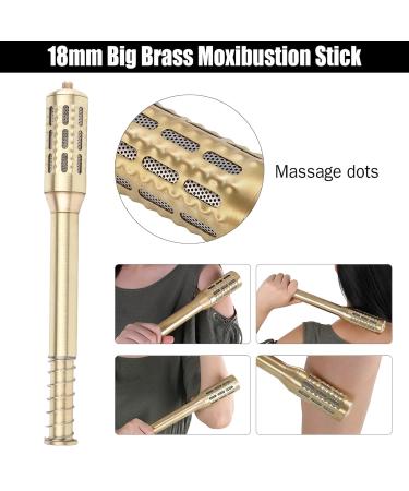 Brass Moxa Roll Burner for Moxibustion Therapy | Pain Relief & Meridian Stimulation Stick - Buy Internationally - Buy Online on GoSupps.com