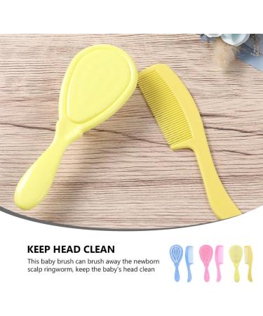 Healifty Toddler Bath Time Set - Blue Infant Brush, Yellow Grip Cap, Baby Shampoo Kids Gift - 6pcs/Set - Buy Online on GoSupps.com