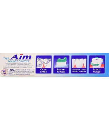 Aim Cavity Protection Mint Gel 5.5oz - Effective Cavity Defense for a Healthy Smile | International Shipping Available - Buy Online on GoSupps.com