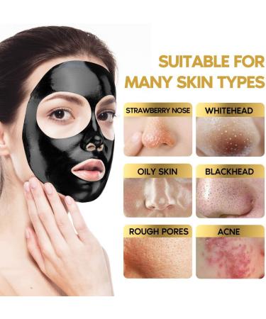 Charcoal Blackhead Remover Mask Kit with Brush and Extractors - Deep Cleansing for Face, Nose, Pores, Acne - Suitable for All Skin Types (3.5 Fl.oz) - Buy Online on GoSupps.com