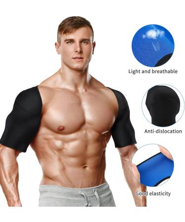 EXCEART SBR Double Shoulder Support for Adult Rotator Cuff Adjustable Shoulder Support for Shoulder Pain Relief Joint Subluxation (Size S- XL) Large - Buy Online on GoSupps.com