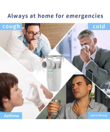 Portable Mesh Nebulizer for Adults and Kids - Handheld Inhaler for Breathing Treatment - Buy Online on GoSupps.com