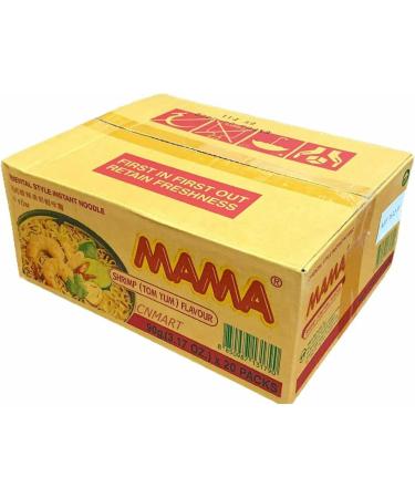 MAMA Shrimp Tom Yum Flavour Oriental Style Instant Noodles Jumbo Pack 90g (Pack of 20) - Buy Online on GoSupps.com