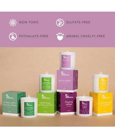 Buy x Bravo RHONJ Flipping Tables Scented Candle Cedar & Suede 9oz 50 Hour Burn Vegan Soy & Coconut Blend Perfect Home Decor Gift for All - Buy Online on GoSupps.com